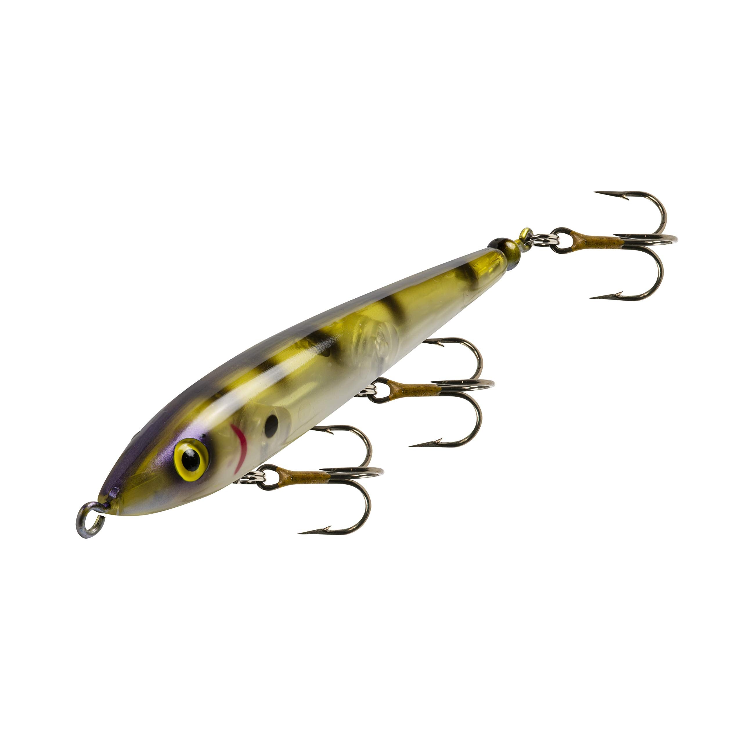Cotton Cordell Tail Weighted Boy Howdy Topwater Fishing Lure, Clear Water Fishing Accessories, 4 1/2&quot;, 3/8 oz, Bluegill