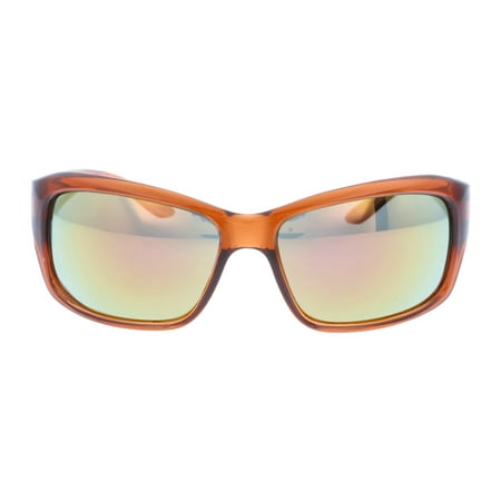 Eagle Claw Trait Zaldain Endorsed Polarized Women s Sunglasses  Brown Frame  Black Lenses